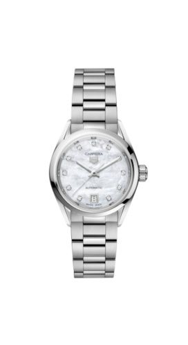 TAG Heuer Carrera Automatic 29 Stainless Steel / MOP - Diamond / Bracelet